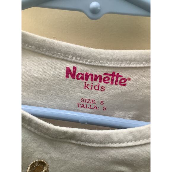 Nannette Kids Rudolf Dress Christmas Size 5 - Picture 3 of 3